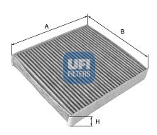 Фильтр воздух во внутренном пространстве UFI 54.105.00