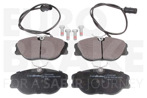 Комплект тормозных колодок дисковый тормоз EUROBRAKE 5502221009