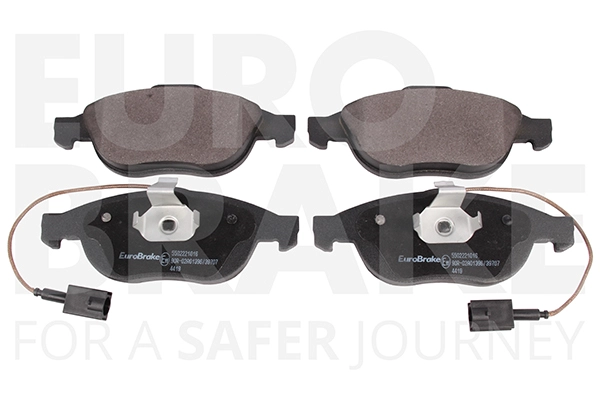Комплект тормозных колодок дисковый тормоз EUROBRAKE 5502221016