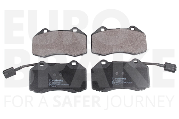 Комплект тормозных колодок дисковый тормоз EUROBRAKE 5502222397