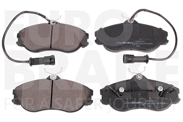 Комплект тормозных колодок дисковый тормоз EUROBRAKE 5502224722