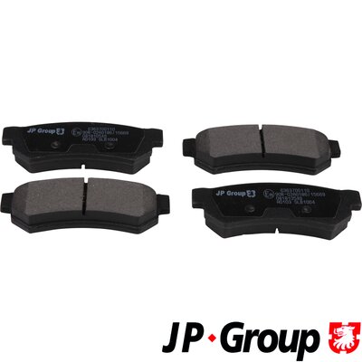 Комплект тормозных колодок дисковый тормоз jp group