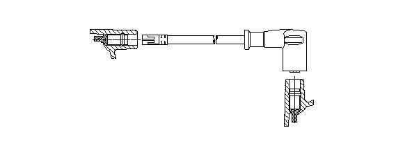 Провод зажигания BREMI 6A38/57