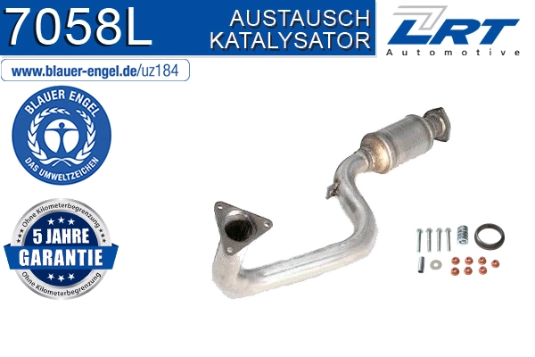 Катализатор ausgezeichnet mit der blaue engel LRT 7058L