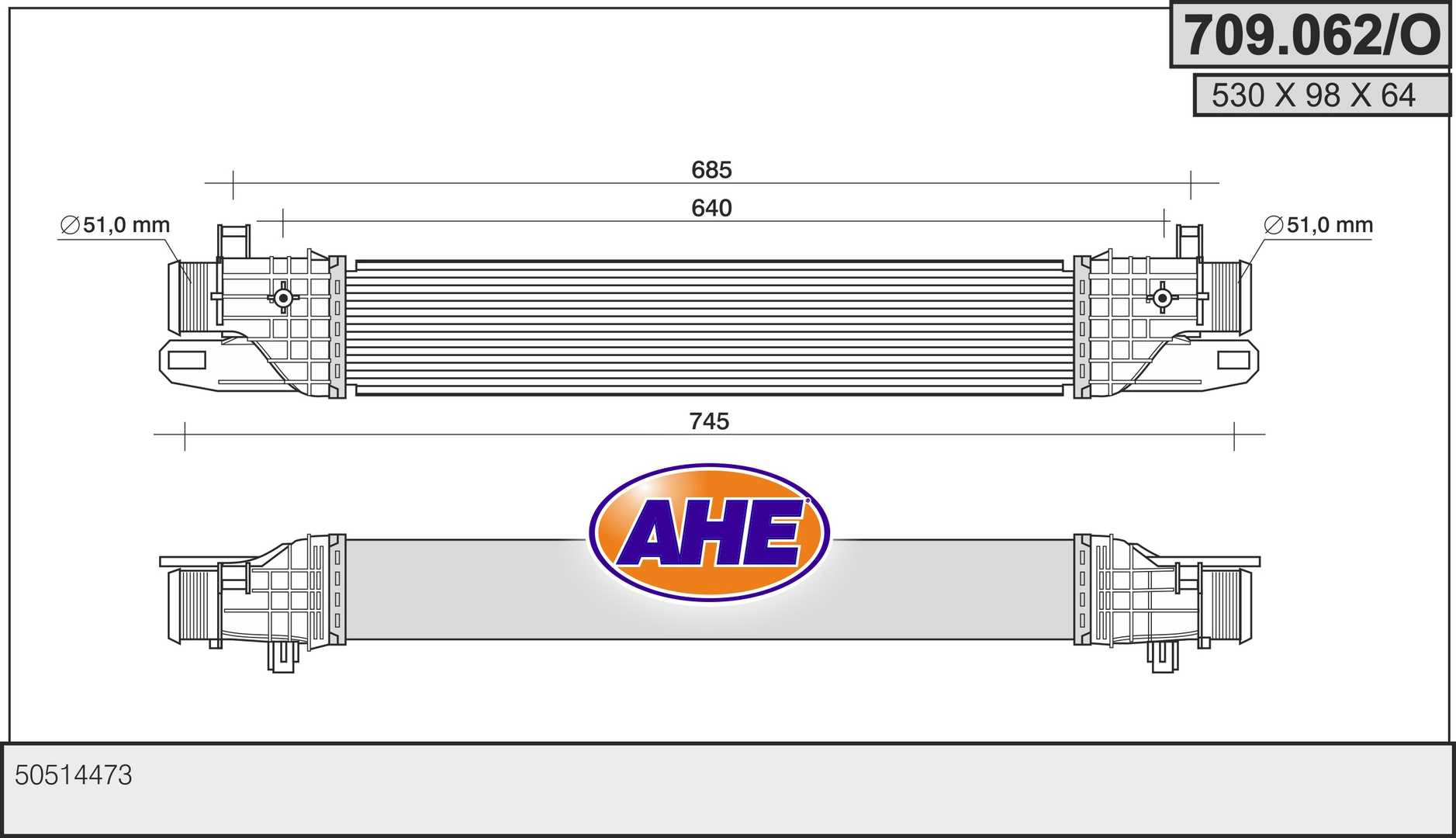 Интеркулер AHE 709.062/O