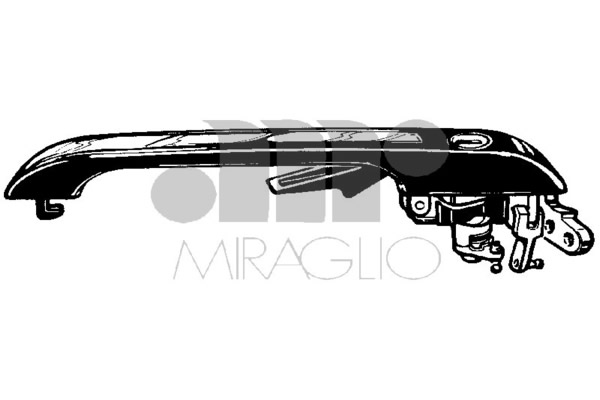 Наружная ручка двери MIRAGLIO 80.765.04