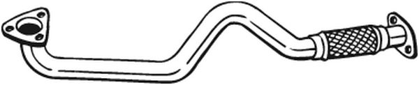Труба выхлопного газа BOSAL 823-863
