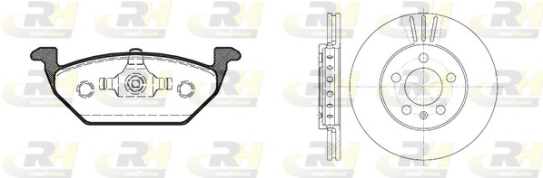 Комплект тормозов дисковый тормозной механизм dual kit ROADHOUSE 8633.07