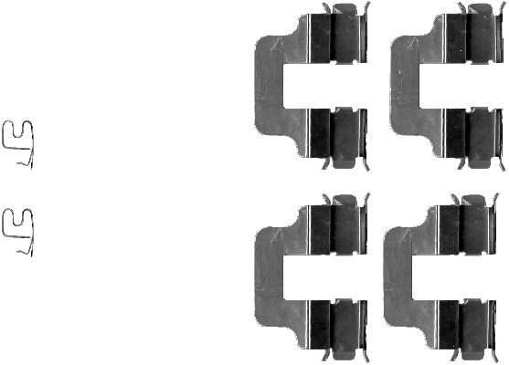Комплектующие колодки дискового тормоза HELLA/BEHR/PAGID 8DZ 355 202-781