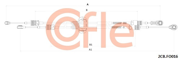 Трос механическая коробка передач COFLE 92.2CB.FO016