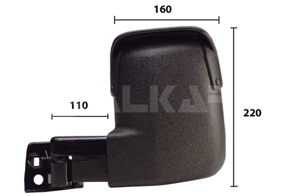 Наружное зеркало ALKAR 9265961