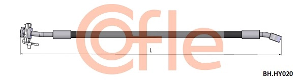 Тормозной шланг COFLE 92.BH.HY020