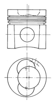 Поршень KOLBENSCHMIDT 93138600