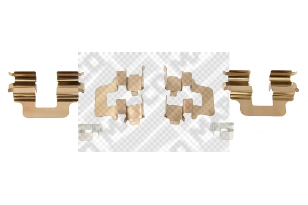 Комплектующие колодки дискового тормоза MAPCO 9316