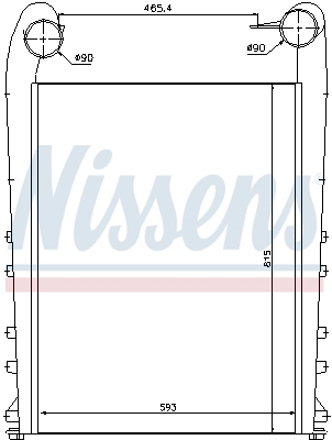 Интеркулер NISSENS 97058