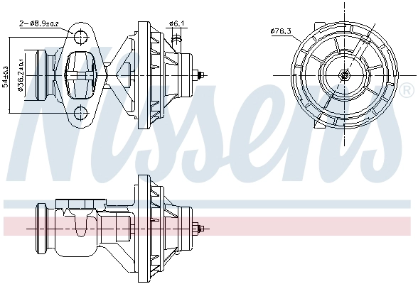 Клапан возврата ог first fit NISSENS 98342