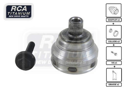 Шарнирный комплект приводной вал new cv joint RCA FRANCE AA05