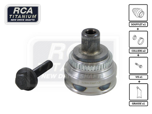 Шарнирный комплект приводной вал new cv joint RCA FRANCE AA08F2A