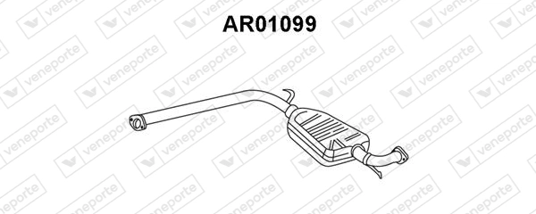 Предглушитель выхлопных газов VENEPORTE AR01099