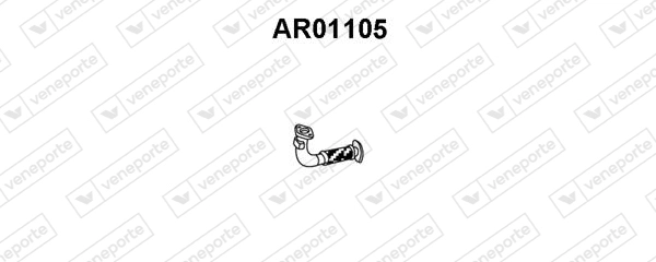 Труба выхлопного газа VENEPORTE AR01105