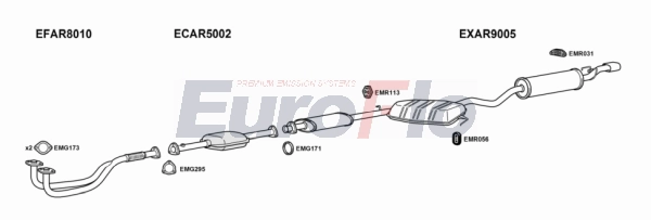 Система выпуска ог EUROFLO AR15518 2004C