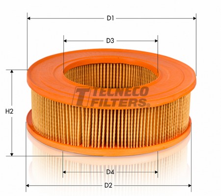 Воздушный фильтр TECNECO FILTERS AR160