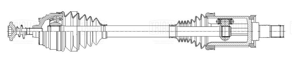 Приводной вал TRIALLI AR 2604