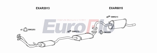 Система выпуска ог EUROFLO ARSPI20 5001A
