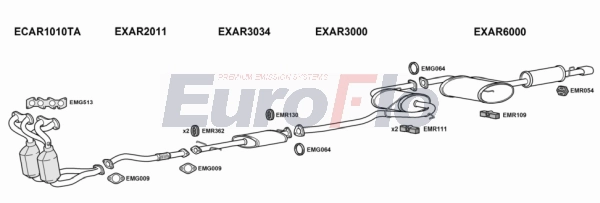 Система выпуска ог EUROFLO ARSPI20 5011