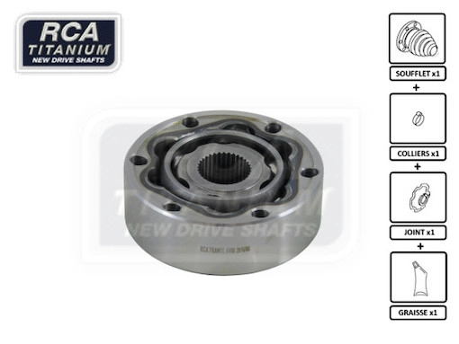 Шарнирный комплект приводной вал new cv joint RCA FRANCE AV08
