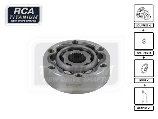 Шарнирный комплект приводной вал new cv joint RCA FRANCE AV22