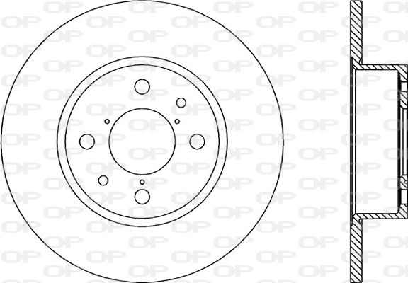 Тормозной диск OPEN PARTS BDA1137.10