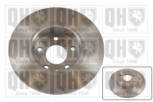 Тормозной диск QUINTON HAZELL BDC3504