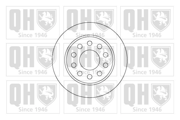 Тормозной диск QUINTON HAZELL BDC4778