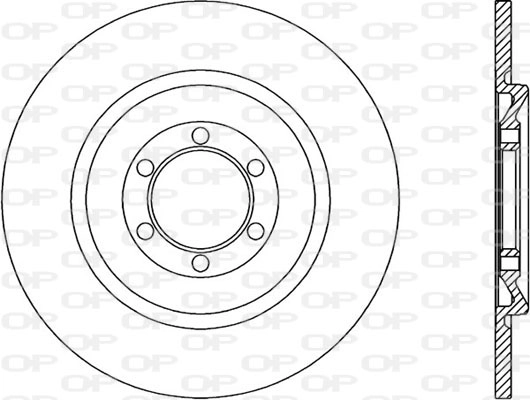 Тормозной диск coated OPEN PARTS BDR1003.10