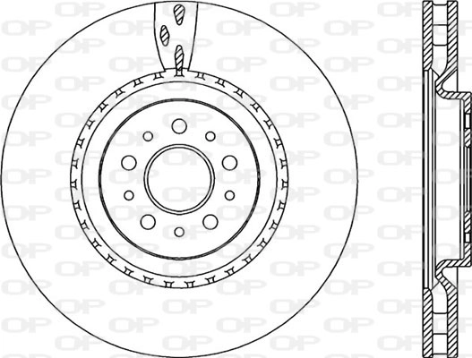 Тормозной диск coated OPEN PARTS BDR2307.20