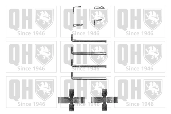 Комплектующие колодки дискового тормоза QUINTON HAZELL BFK602