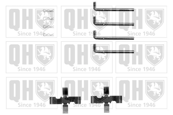 Комплектующие колодки дискового тормоза QUINTON HAZELL BFK603