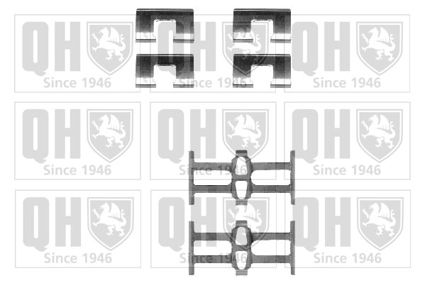 Комплектующие колодки дискового тормоза QUINTON HAZELL BFK852
