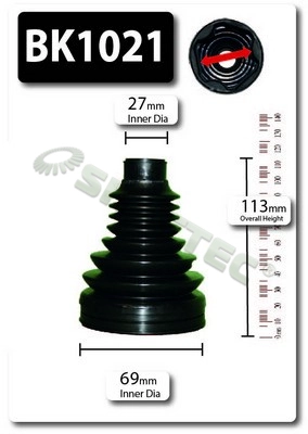 Комплект пыльника приводной вал SHAFTEC BK1021