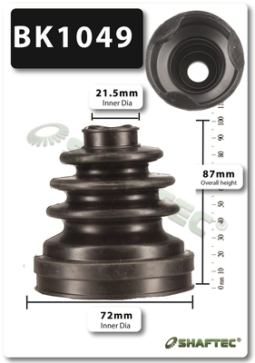 Комплект пыльника приводной вал SHAFTEC BK1049
