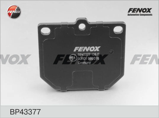Комплект тормозных колодок дисковый тормоз FENOX BP43377