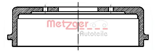 Тормозной барабан METZGER BT 242