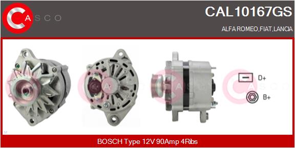 Генератор genuine CASCO CAL10167GS