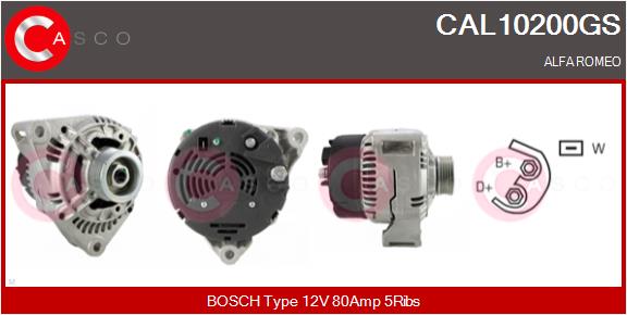 Генератор genuine CASCO CAL10200GS