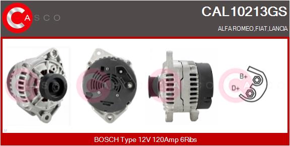 Генератор genuine CASCO CAL10213GS