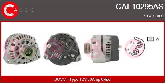 Генератор brand new hq CASCO CAL10295AS
