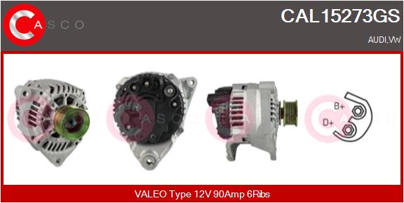 Генератор genuine CASCO CAL15273GS