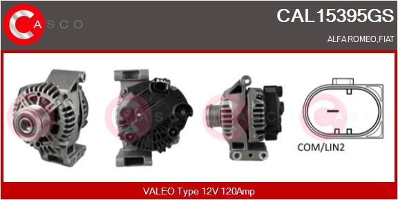 Генератор genuine CASCO CAL15395GS