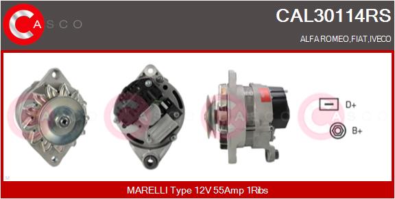 Генератор reman CASCO CAL30114RS